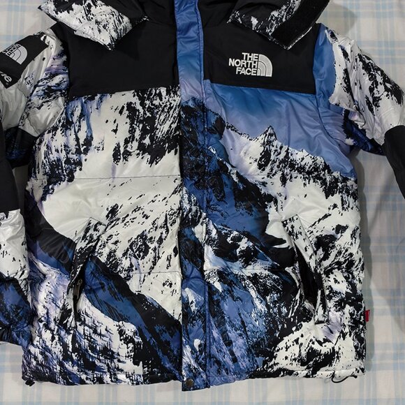 The North Face x Supreme Snow Mountain Print Down Jacket - Picture 4 of 13